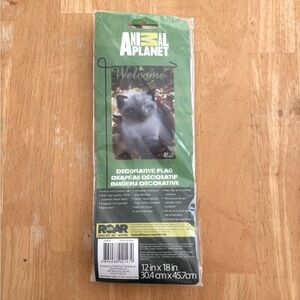 Welcome Flag with Cat Design